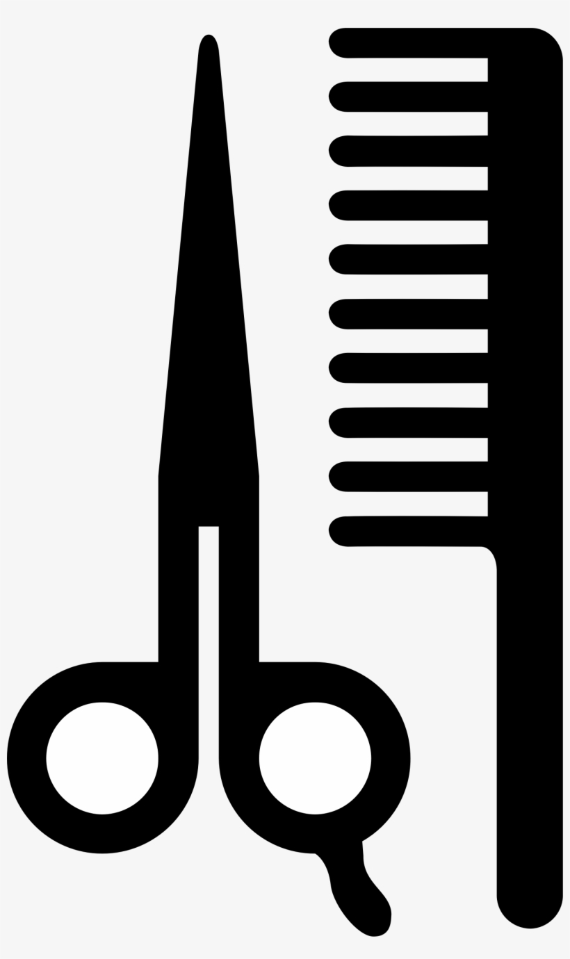 Vector Black And White Library Clipart Scissors Black - Beauty Salon Clip Art, transparent png #3022577