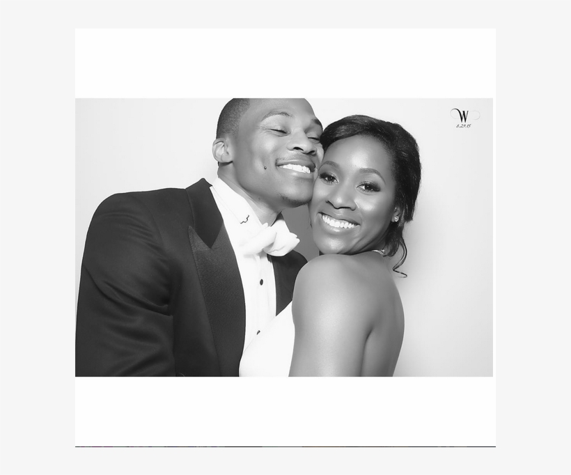 Marié À Sa Belle Nina Devant Khloé Kardashian Et James - Russell Westbrook, transparent png #3022672