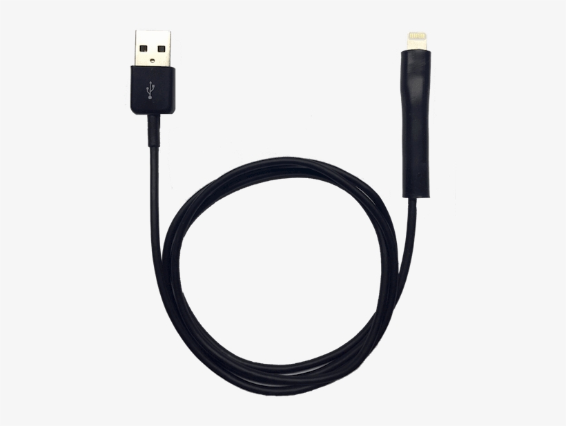 Black 1 Meter Lightning Cable With Cordcondom Applied - Hdmi Multimedia Inset + Oehlbach Pro Hs, transparent png #3022854