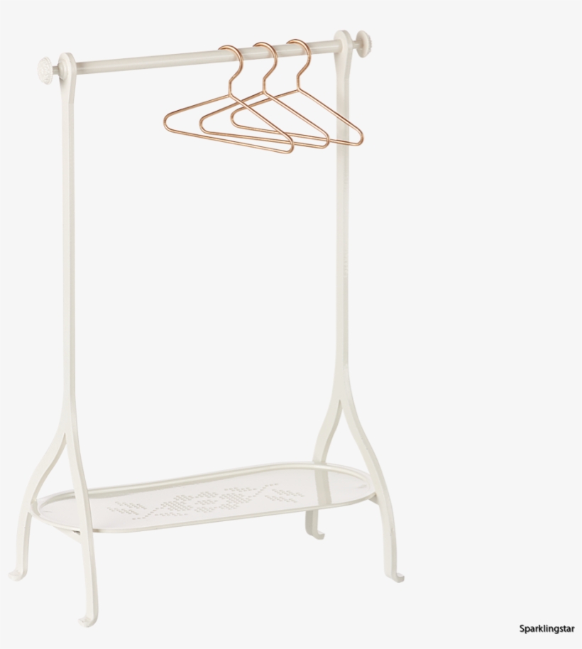 Maileg Clothes Rack Off White - Wieszak Stojący, transparent png #3023237