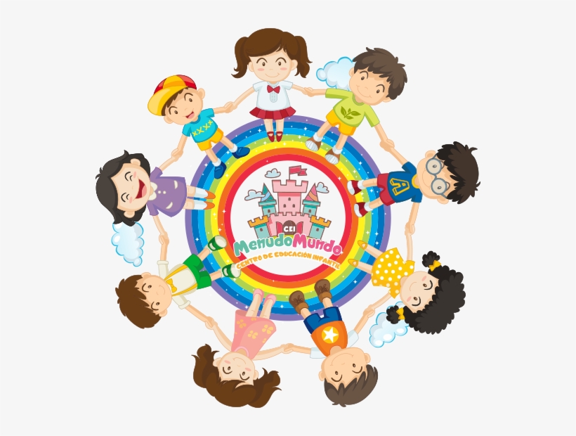 Cei Menudo Mundo C/ Gustavo Gallardo, 10,12 - Circle Of Children Holding Hands, transparent png #3023262