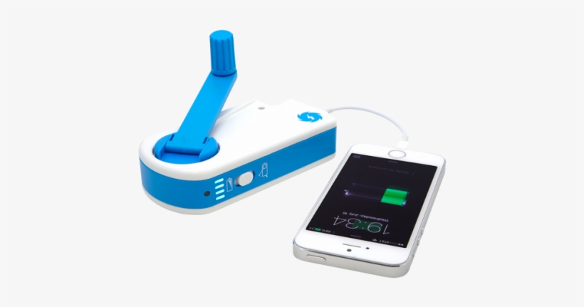 Charge Iphone Via Hand Crank Machine - Soscharger Sos Charger Hand-crank Emergency Cell Phone, transparent png #3023422