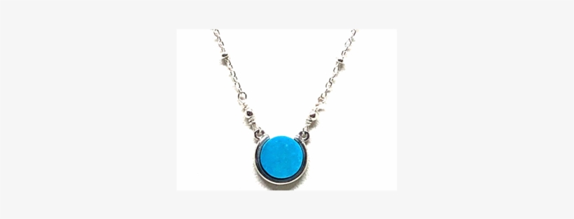 Stone Circle Necklace - Gold, transparent png #3023525