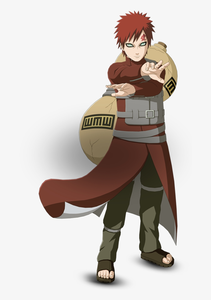 Naruto Clipart Naruto Storm - Gaara Shippuden Render, transparent png #3023833