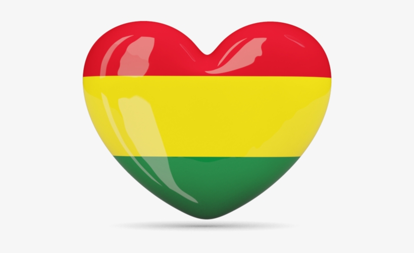 Bolivia Flag Free Download - Cayman Islands Heart Flag, transparent png #3024019