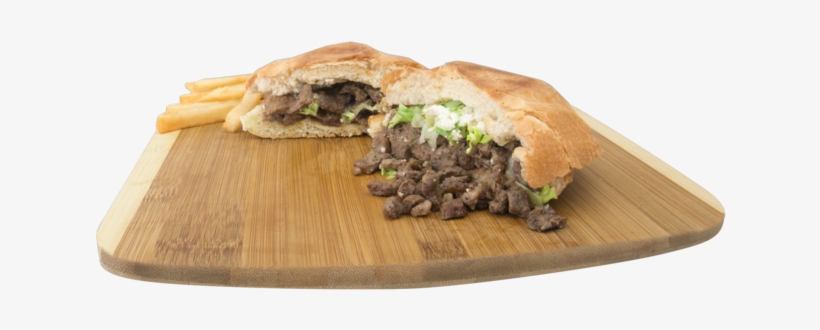 Torta De Asada Con Papas/steak Torta With Fries - Steak, transparent png #3024041