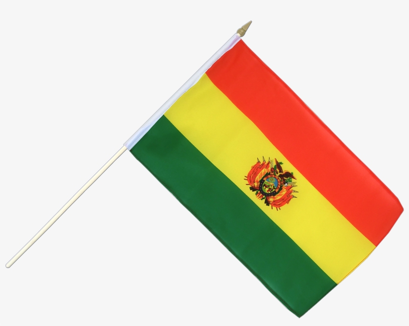 Hand Waving Flag 12x18" - Bolivia Flag - 3x5 Ft, transparent png #3024462