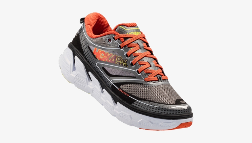 Hoka One One Men's Conquest 3 Road-running Shoes Gray/orange - Hoka Conquest 3 Grey Orange 44 2 3, transparent png #3024566