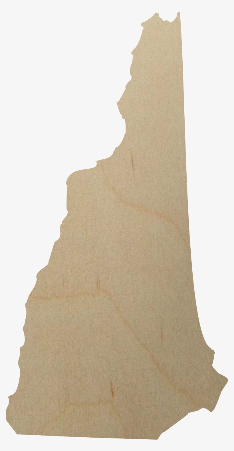 New Hampshire State Wood Cutout - New Hampshire State Shape, transparent png #3024749