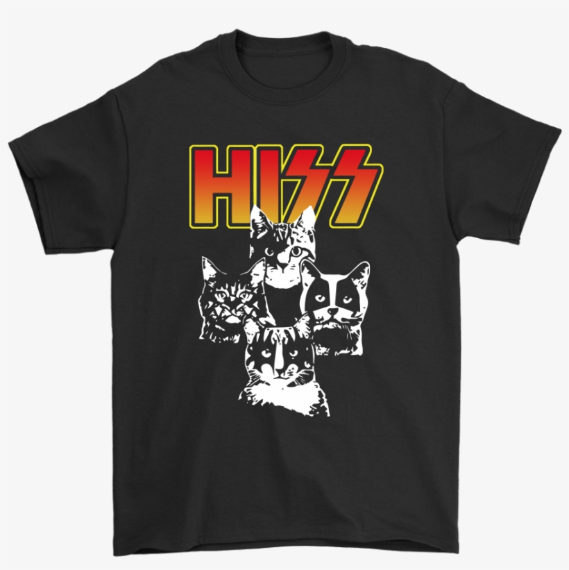 Hiss Or Kiss Band Music For Cat Lover Shirts - Washington Capitals Stanley Cup Gear, transparent png #3024970