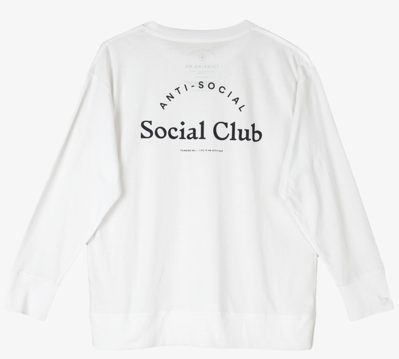 Anti-social Club Top - Boys Of Summer Charles Crewneck Sweatshirt, transparent png #3025019
