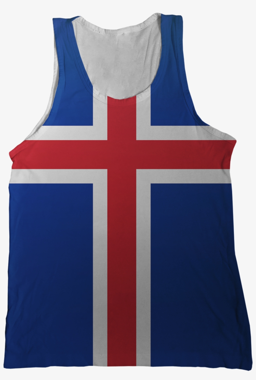 Iceland Flag Tank Top - Sweater Vest, transparent png #3025043