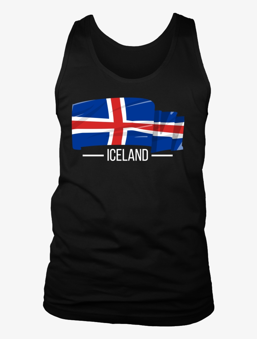 Iceland Pride Patriotic Vintage Flag Tank - Your Girlfriend My Girlfriend Unicorn, transparent png #3025095