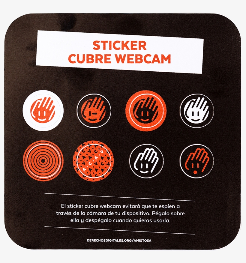 No Temas A La Compu, Pero Pega Una Carita Feliz En - Sticker Para Webcam, transparent png #3025126