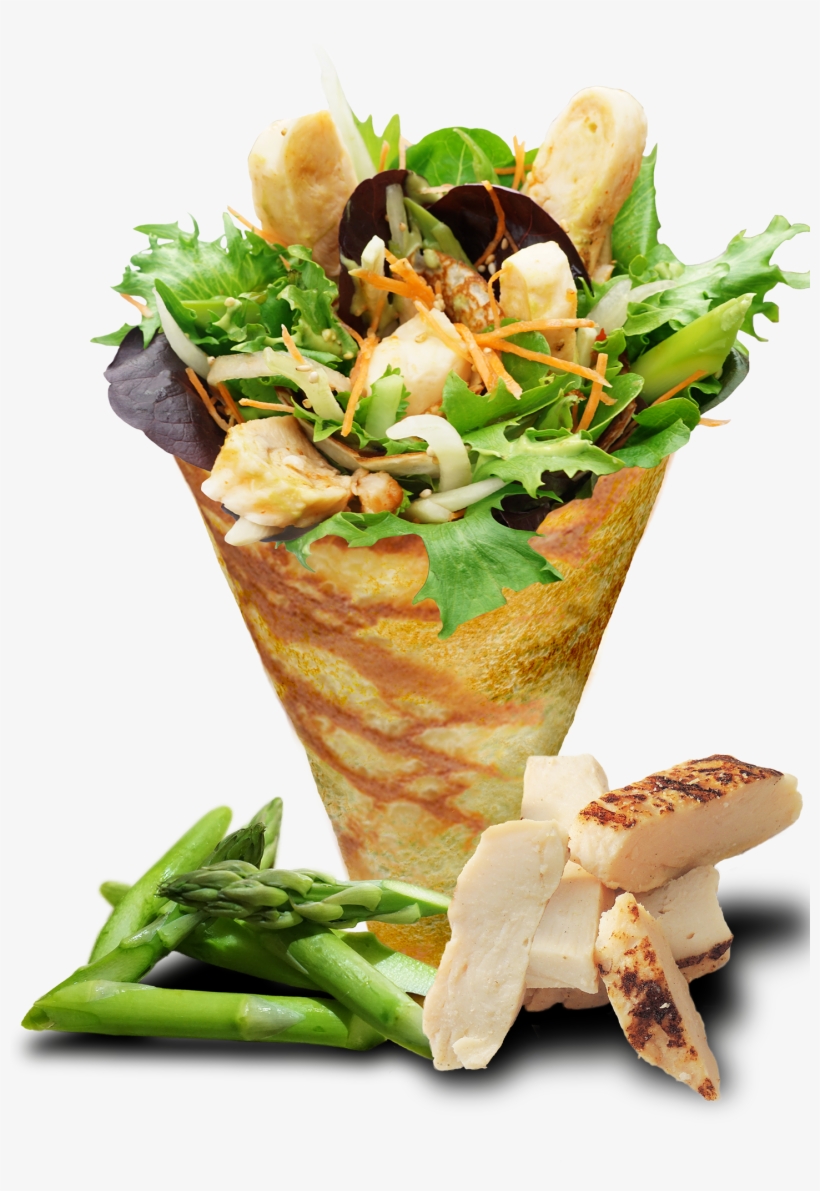Thai Chicken - Crepe Chicken Png, transparent png #3025610