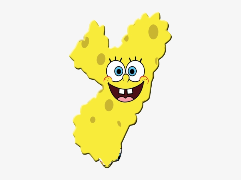 Alfabeto De Bob Esponja Derretido - Imagenes Animadas Bob Esponja, transparent png #3025680
