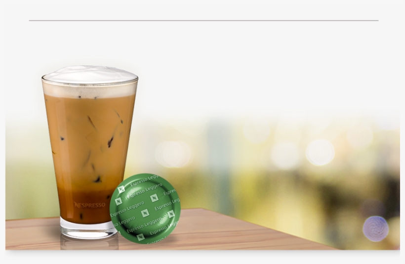 0571 To Order Your Free Iced Coffee Recipe Packs - 50 Nespresso Espresso Leggero Coffee Cartridges Pro, transparent png #3026395