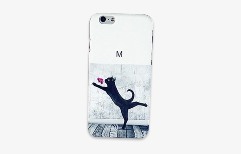 Products/dancing Black Cat Cover Phone Case - Mobile Phone, transparent png #3026511