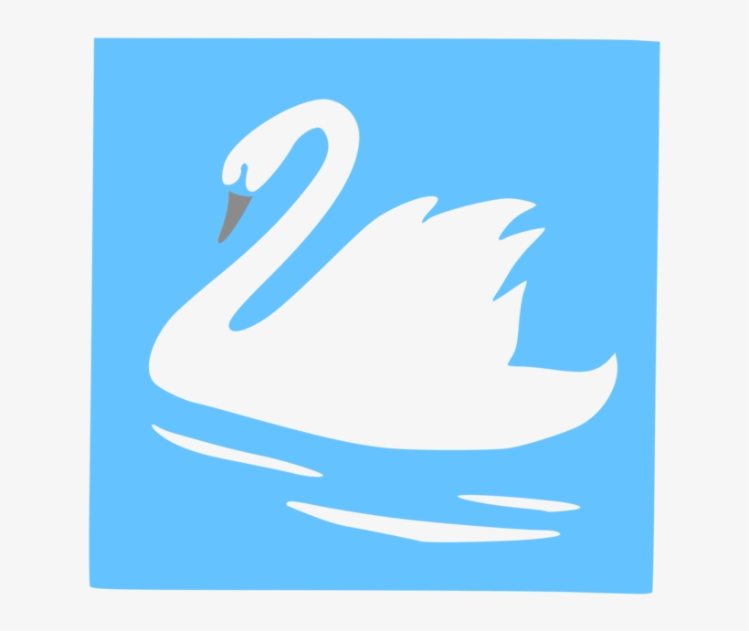Computer Icons Cygnini Download Silhouette - Swan Clipart, transparent png #3026545