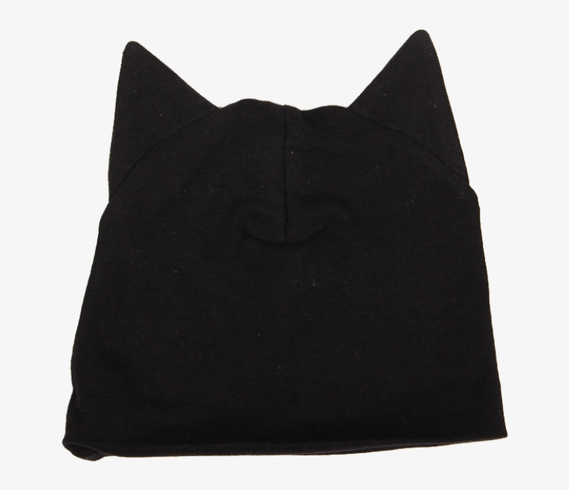 Mini Rodini Cat Ear Beanie - Leather, transparent png #3026978