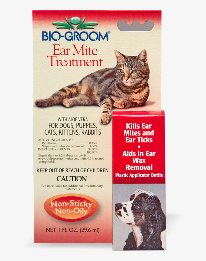 1 Oz - Sku - - Bio Groom Ear Mite Treatment 1 Ounce, transparent png #3027195