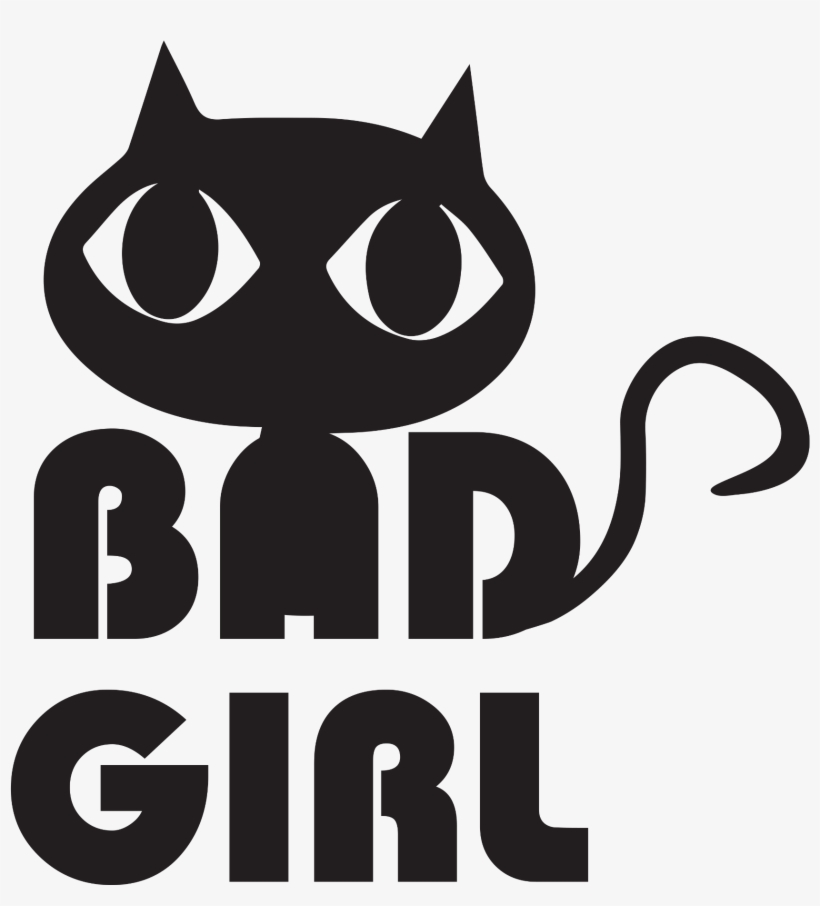 Bad Cat Girl - He's So Zazzy! Rectangle Magnet, transparent png #3027307