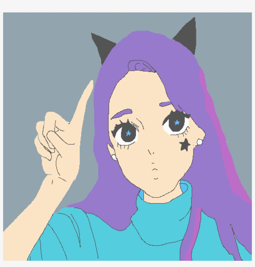 Cat Girl - Cartoon, transparent png #3027330