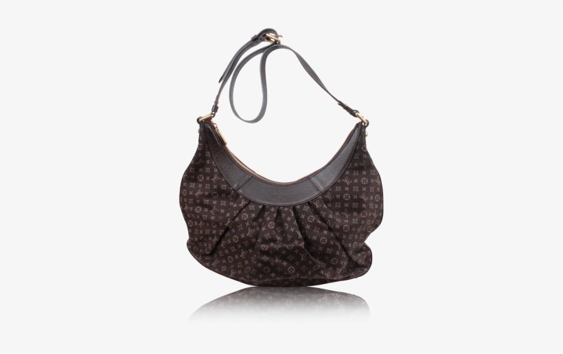 Denim Monogram Bag - Hobo Bag, transparent png #3028000
