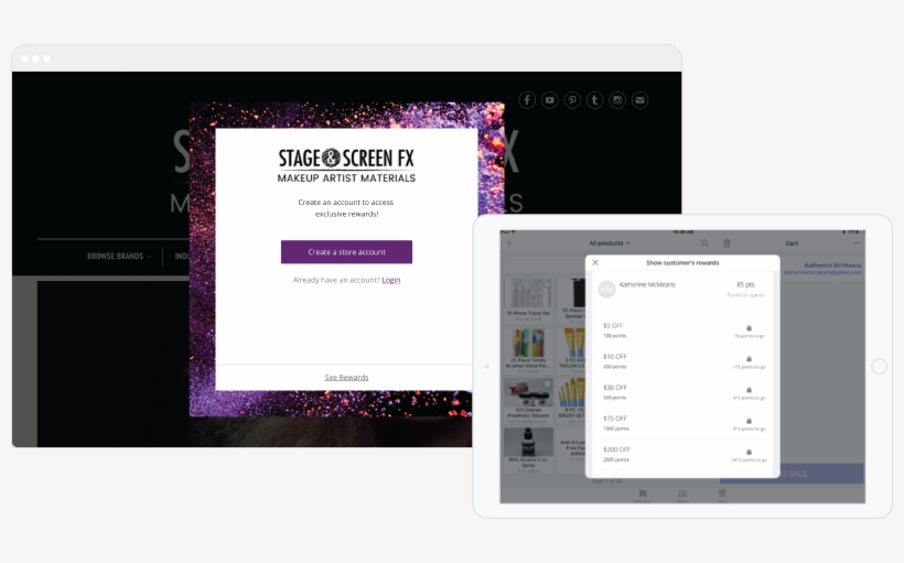 Stage And Screen Fx Pos Web And Ipad - Apple Ipad Family, transparent png #3028045