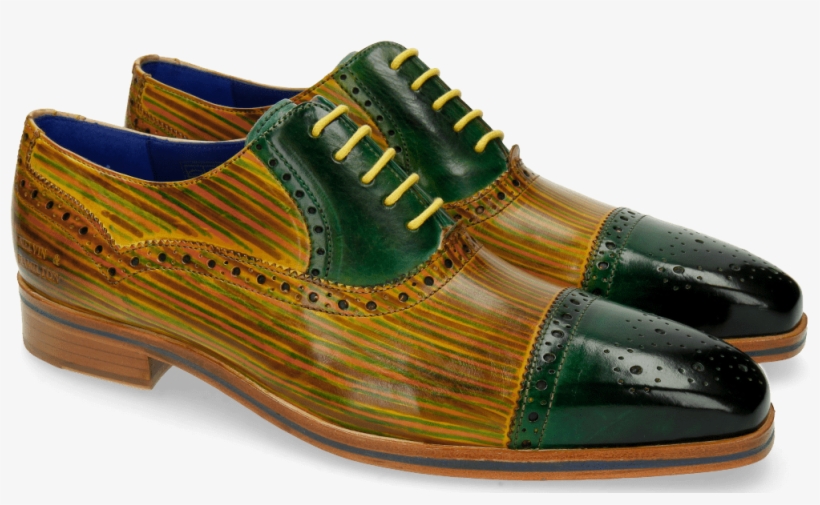 Oxford Shoes Lewis 36 Green Sun Lines Dark Brown - Melvin & Hamilton 'lewis 36' Brogues, transparent png #3028566