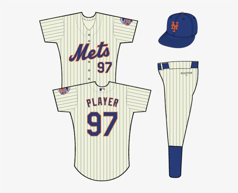 Courageously Ranking Each Mlb Team's Home Uniforms - Logos And Uniforms Of The New York Mets, transparent png #3028736