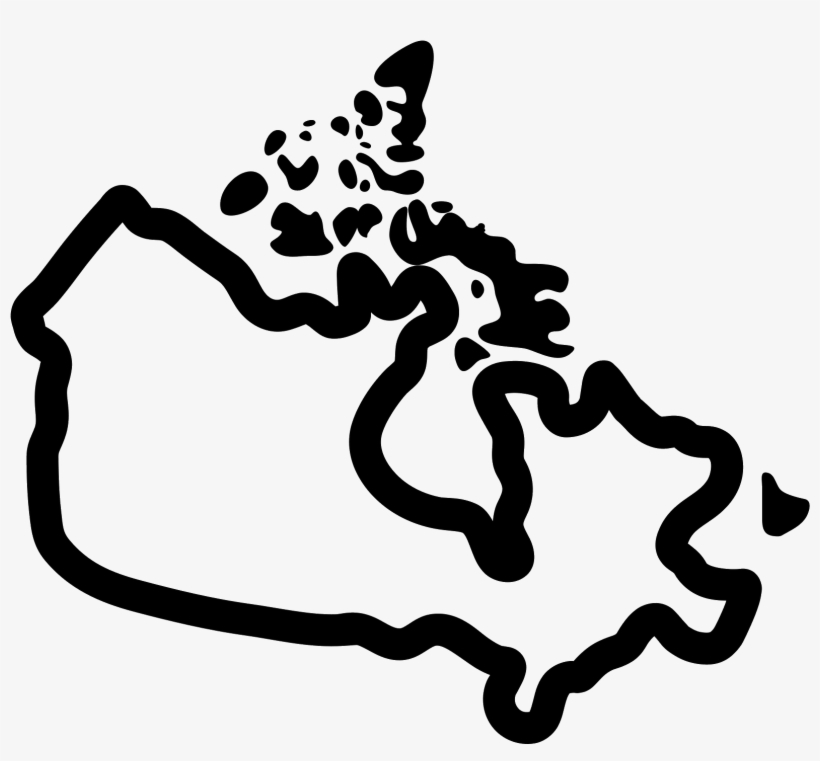 Иконка Canada Map Скачать Бесплатно В Png И Векторе - Canada Map Icon Free, transparent png #3029318