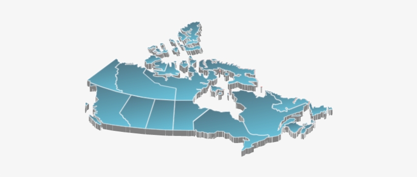 Canadian Map - Canada Maps Png Transparent, transparent png #3029565