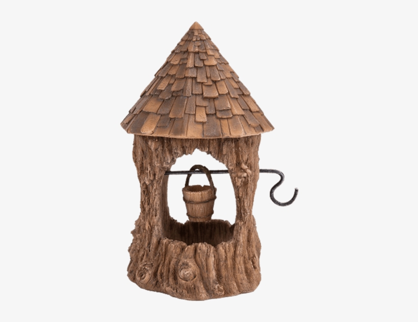 Fairy Garden Wishing Well - Pacific Giftware Tree Trunk Fairy Wishing Well, transparent png #3029700