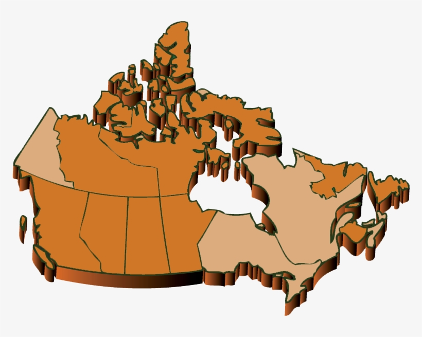 Map Of Canadian Provinces That Regulate Working Alone - Canada Map Alone, transparent png #3029750