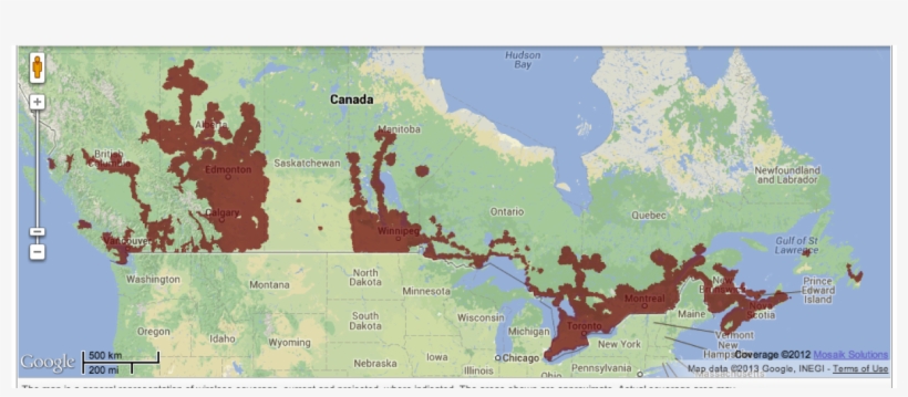Rogers Hspa Coverage, transparent png #3029854
