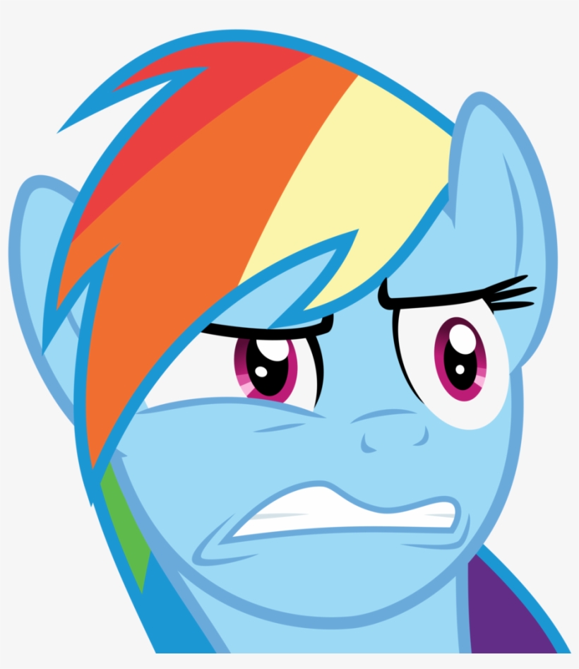 Sollace, Cringing, Daring Done, Faic, Frown, Grimace, - My Little Pony Rainbow Dash Vector, transparent png #3029950