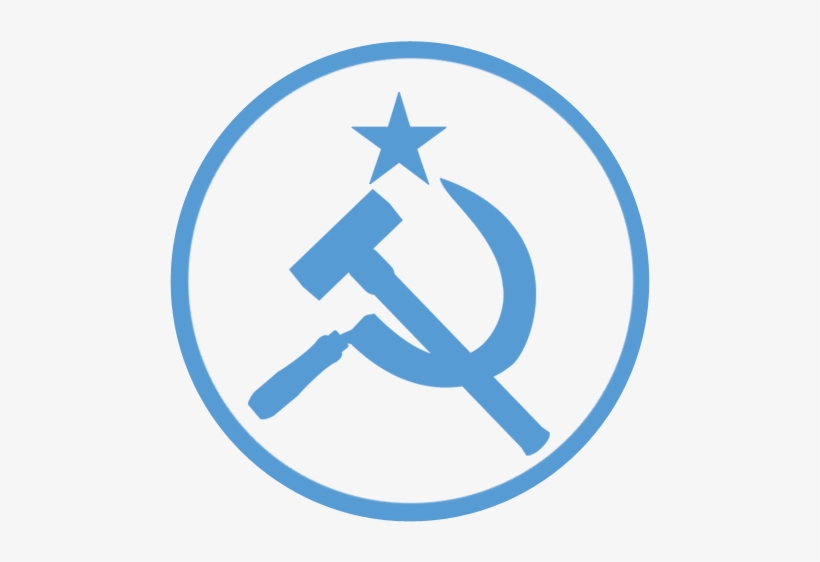 Stalin - Yellow Communist Hammer And Sickle, transparent png #3030071