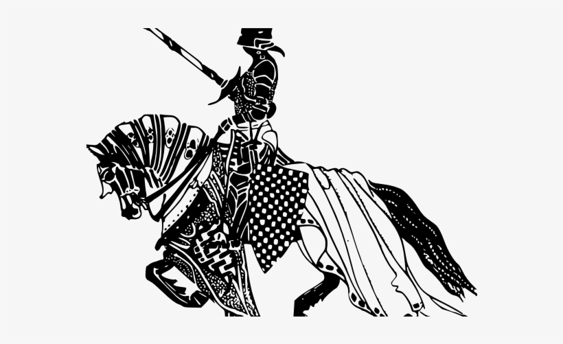 Popular Images - Knight Clipart Black And White, transparent png #3030361
