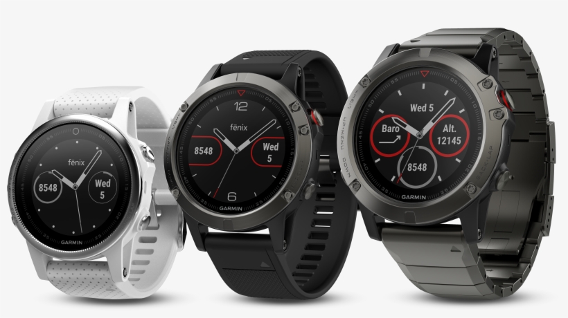 Garmin Fenix 5 Family - Fenix 3 Và Fenix 5, transparent png #3030610