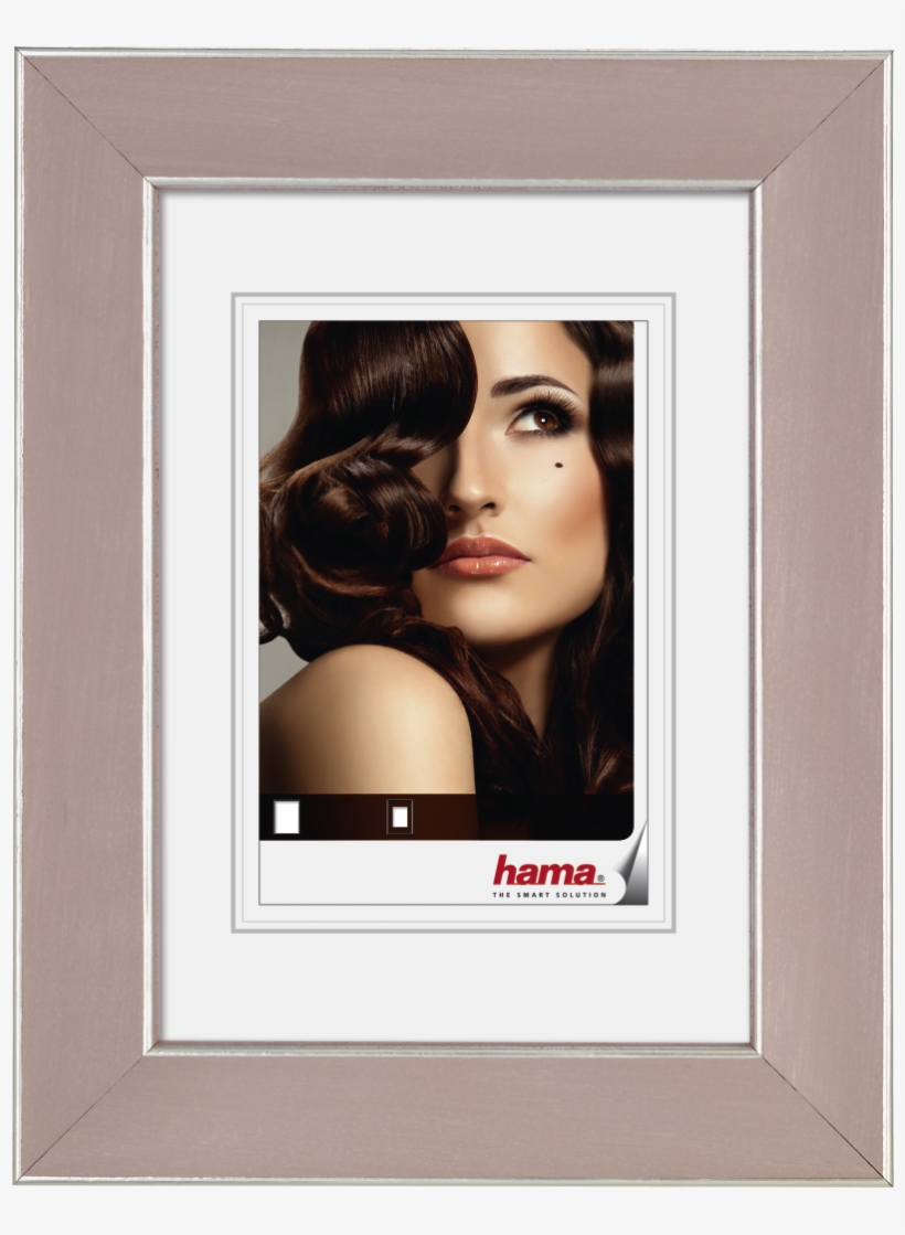 "alessandra" Wooden Frame, Rose, 40 X 50 Cm - Hama 6000000001259 Rámeč.dř.wenge,15x20, transparent png #3030612