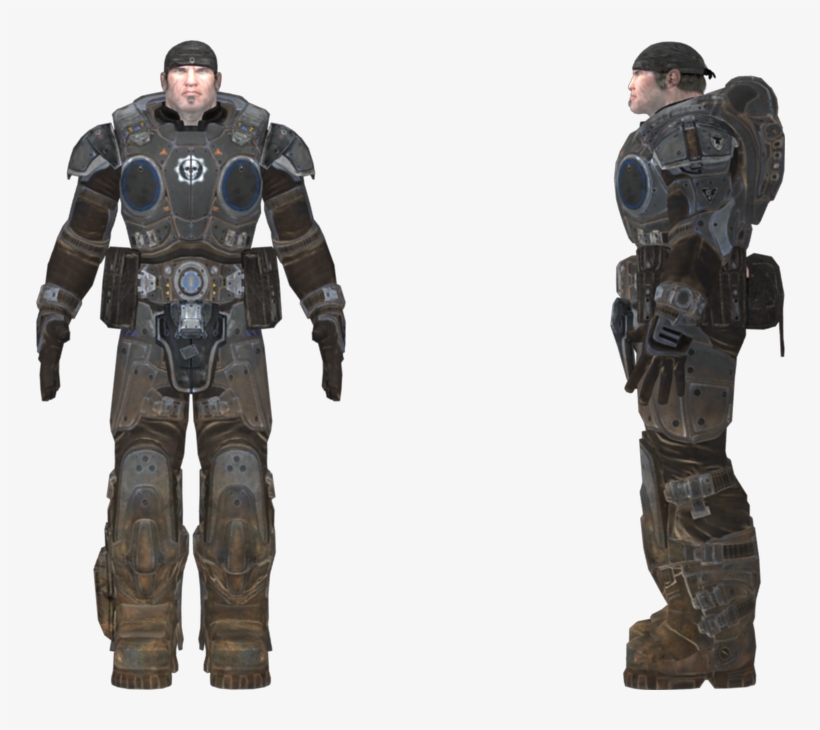 Marcus Fenix Png Image Background - Gears Of War Marcus Model, transparent png #3030824