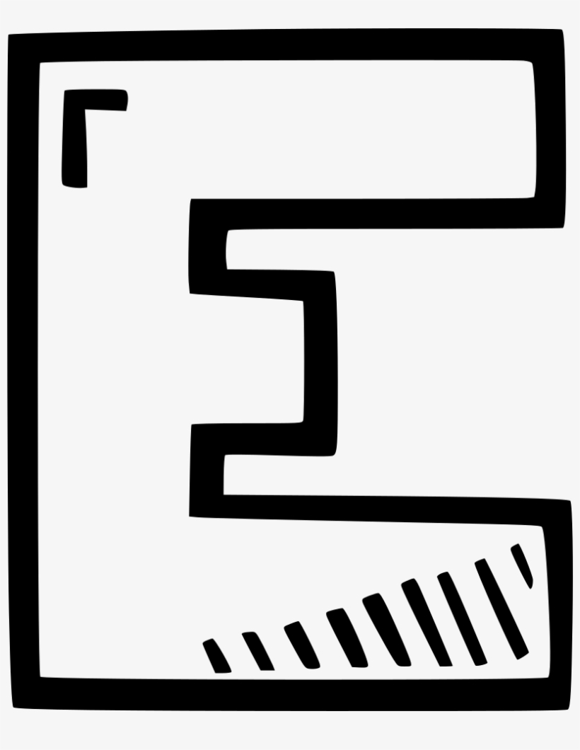 Letter E Comments - Letter E Icon Png, transparent png #3031051