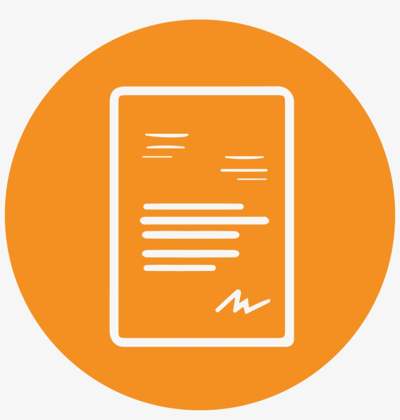Justification For Attendance - Invitation Icon Png Orange, transparent png #3031205
