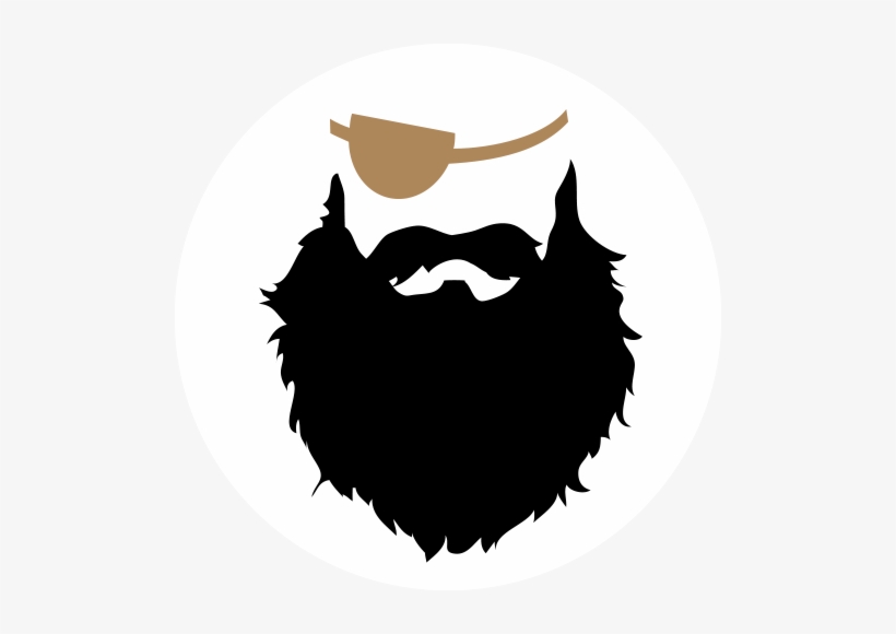 Black Beard Logo, transparent png #3031701