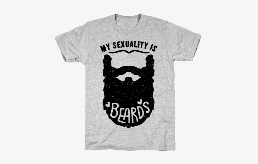 My Sexuality Is Beards Mens T-shirt - Country T Shirts, transparent png #3031870