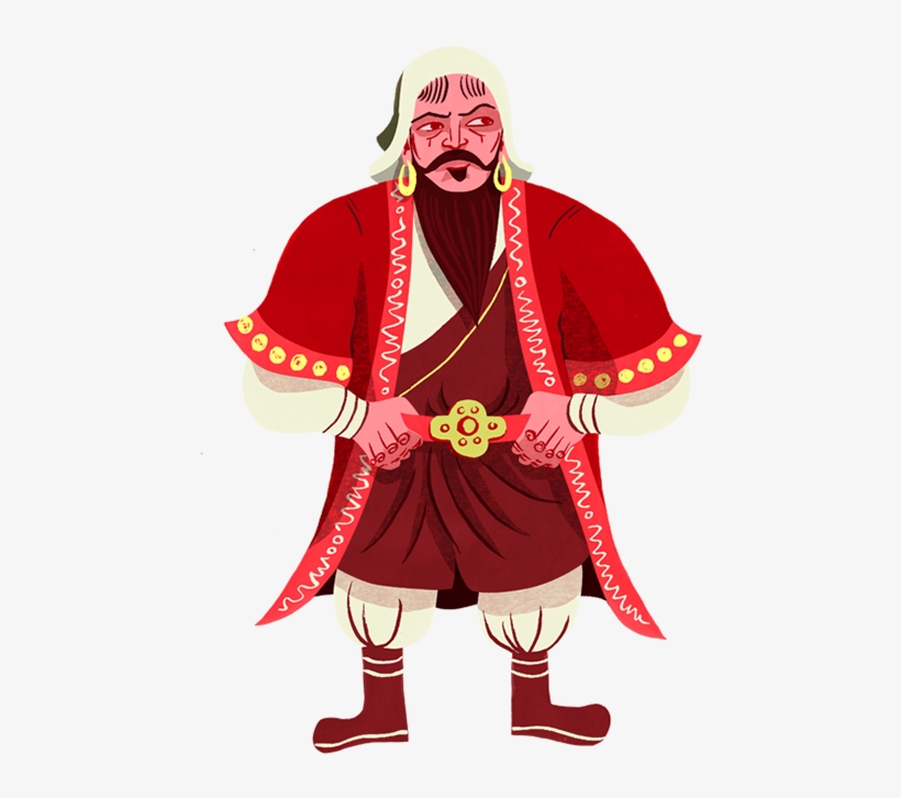 Genghis Khan - Illustration, transparent png #3032320