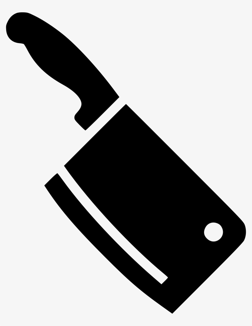 Meat Cleaver Comments - Cleaver Icon, transparent png #3032706