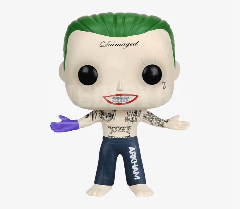 Suicide Squad Joker Shirtless Pop Figure - Joker Suicide Squad Pop Vinyl, transparent png #3032943