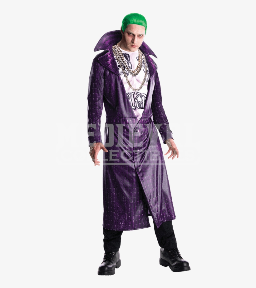 Deluxe Adult Suicide Squad Joker Costume - Suicide Squad Joker Dress, transparent png #3033132